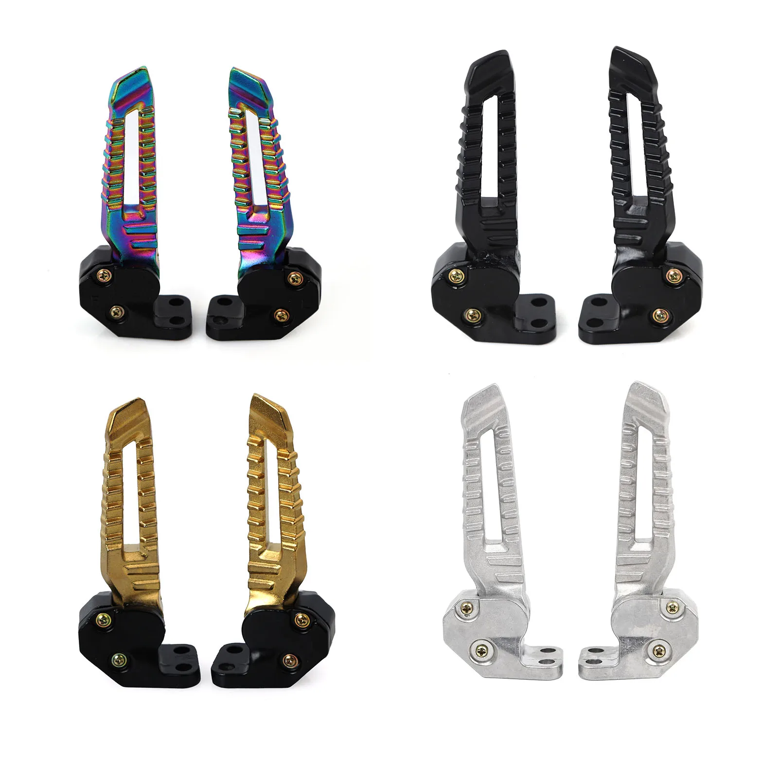 Motorcycle Floding Footpegs in Aluminum Alloy Material Compatible with Yamaha Zuma Bws 125cc 2021+,Chinese Scooter Tank 150cc
