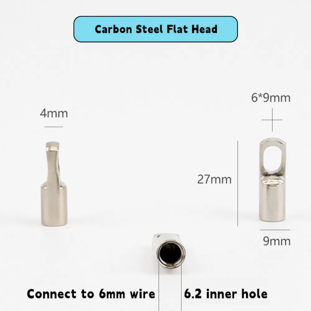 الكربون الصلب سلك مجتذب موصل رئيس أدوات كهربائي تتصل بسلك 6 مللي متر التلقائي موضوع دليل كابل مجتذب الملحقات