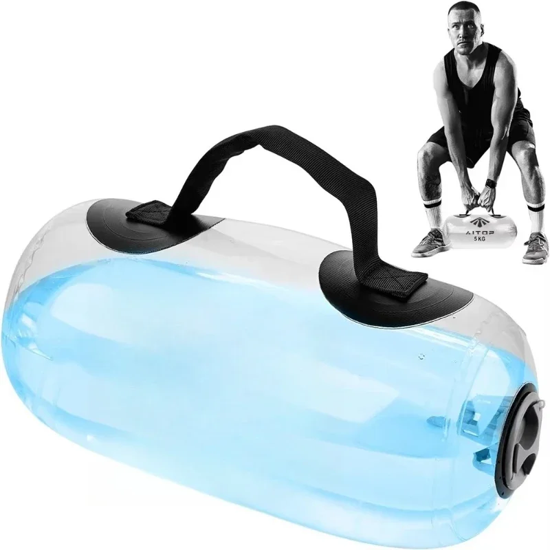 

Transparent Strength Training Water Bag Sports Sandbag Portable Sports Equipment Power Bag Household Fitness Water Bag