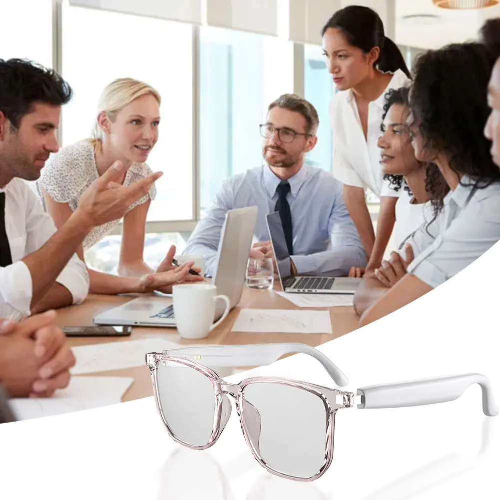 نظارات AI سماعات أذن لاسلكية ترجمة صوتية أوتوماتيكية نظارات مترجم AI تدعم 75 لغة لتسجيل الاجتماعات الرياضية #5