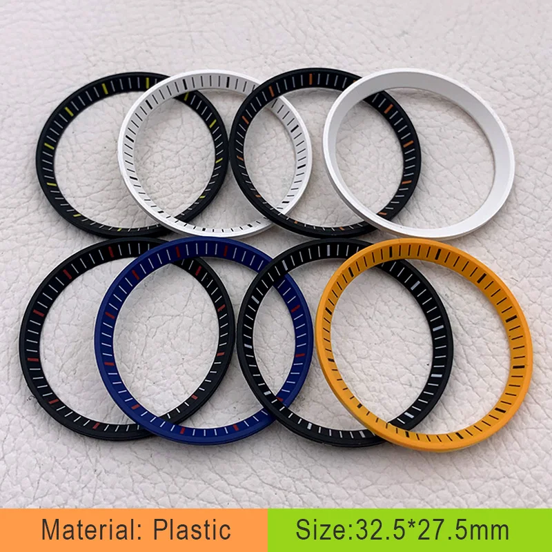 32.5*27.5mm Watch Chapter Ring Plastic Fit New Prospex Turtle 200M SRPC25K1 SRPC49K1 “PADI” Versions Samurai SRPB55/SRPB99 Parts