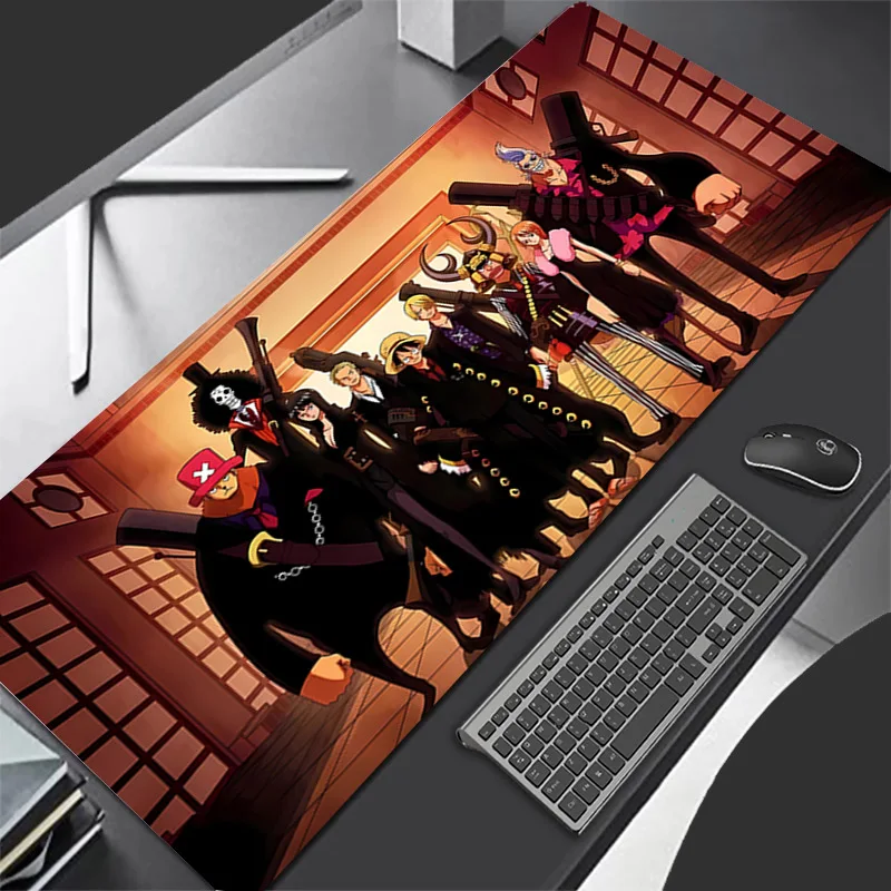 Mouse Pad One Piece Anime Durable Large Gamer Gaming Accessories Speed Keyboard Rubber Lock Edge Desk Mat Laptop Mousepad - view 5