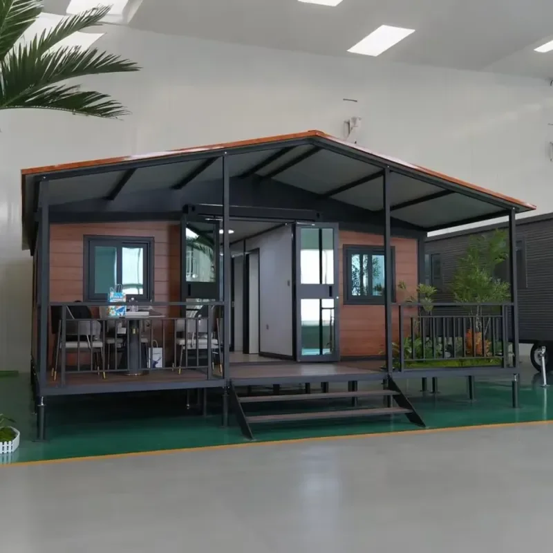40Ft 20Ft Ready Made Light Steel Pre Fabricated Modern Villa 2 3 4 5 Bedroom Expandable Container House for Sale Mobile Home