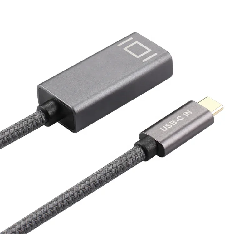 Адаптер USB Type C к Mini DisplayPort 4K, 60 Гц, 2K, 144 Гц, конвертер USB-C «папа» к Mini DP «мама», USB-C/Thunderbolt 3 к Mini DP