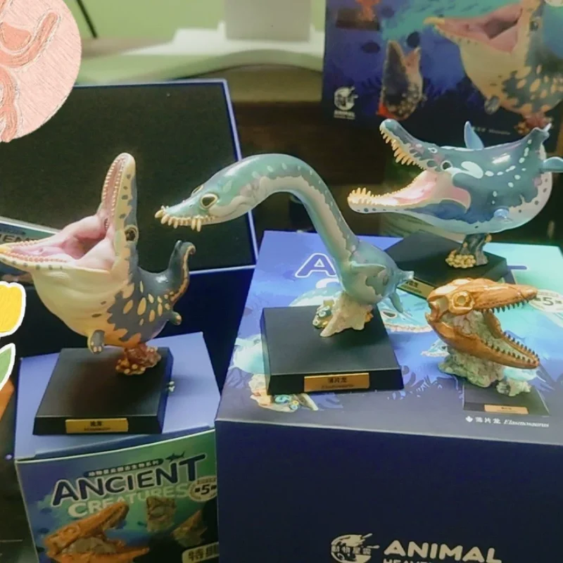

Animal Heavenly Body Resin Cool Anime Model The Dinosaur Series: Thin-Slab Dragon, Mosasaur, Gliding-Toothed Dragon