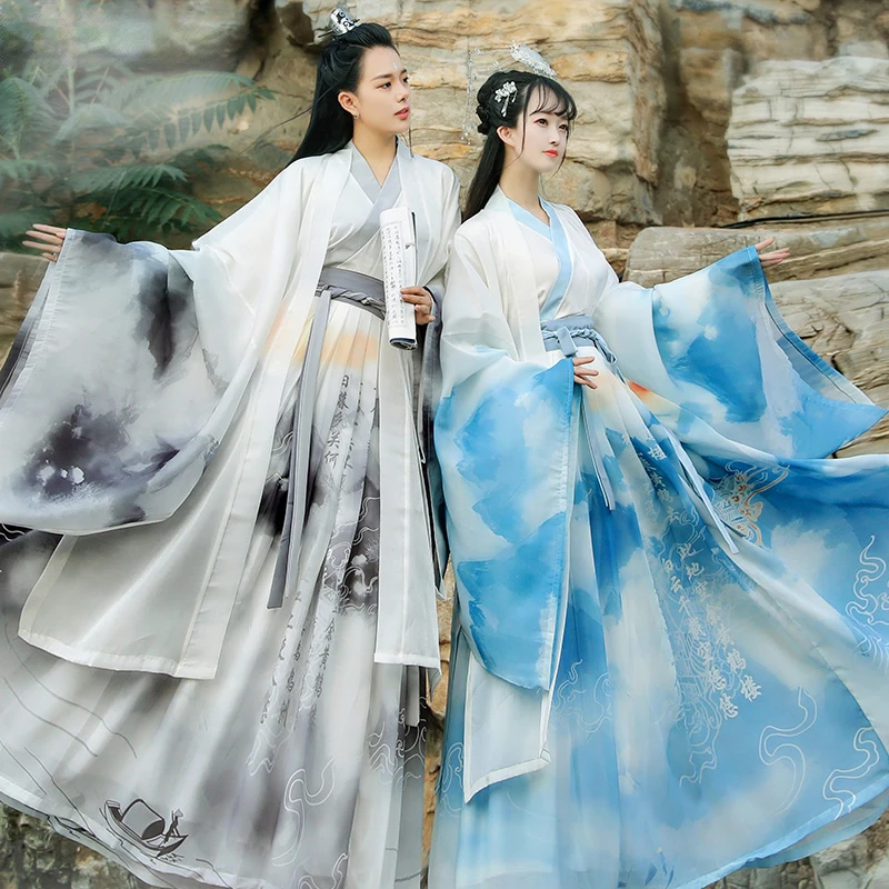 Chinese Traditionele Hanfu Vrouwen Jurken Oude Tang-dynastie Prinses Dagelijkse Outfits Vintage Hanfu Kostuums Tang Pak Cosplay