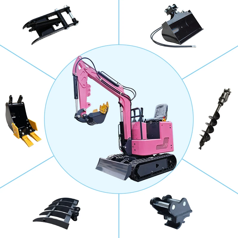 

Customized Digger 1.2 Ton Excavator Mini Spider Crawler Excavator Digger Price Small Excavator with Joystick Control