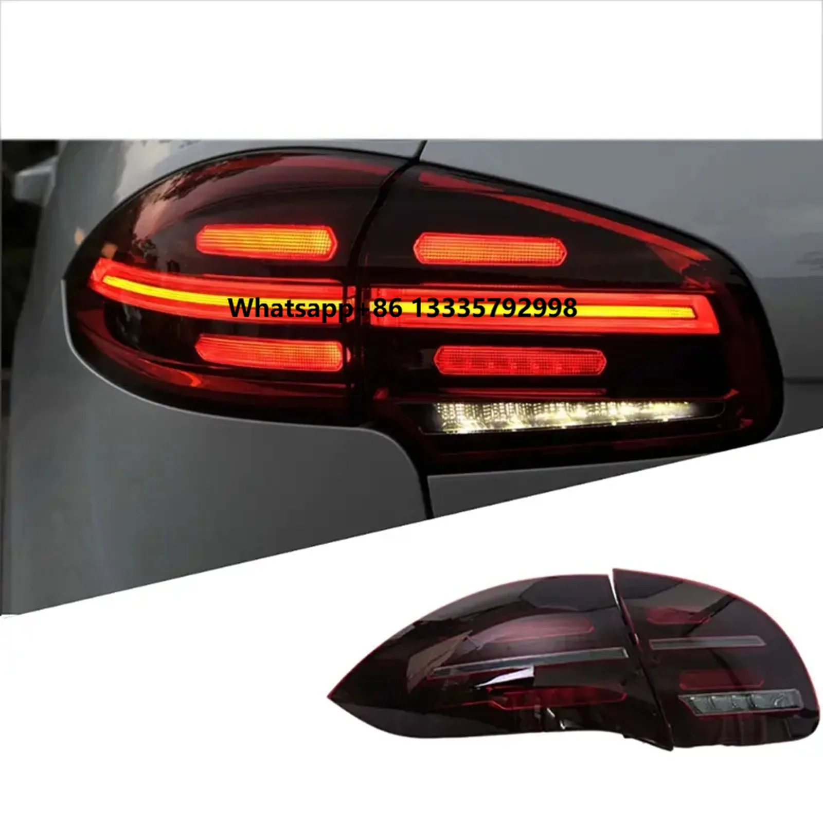 

Pair Rear Light Tail Lights for Porsche Cayenne 958.1 2011-2014 Car Rear Lamp Taillight Left Right Light Turn Signal Lamps