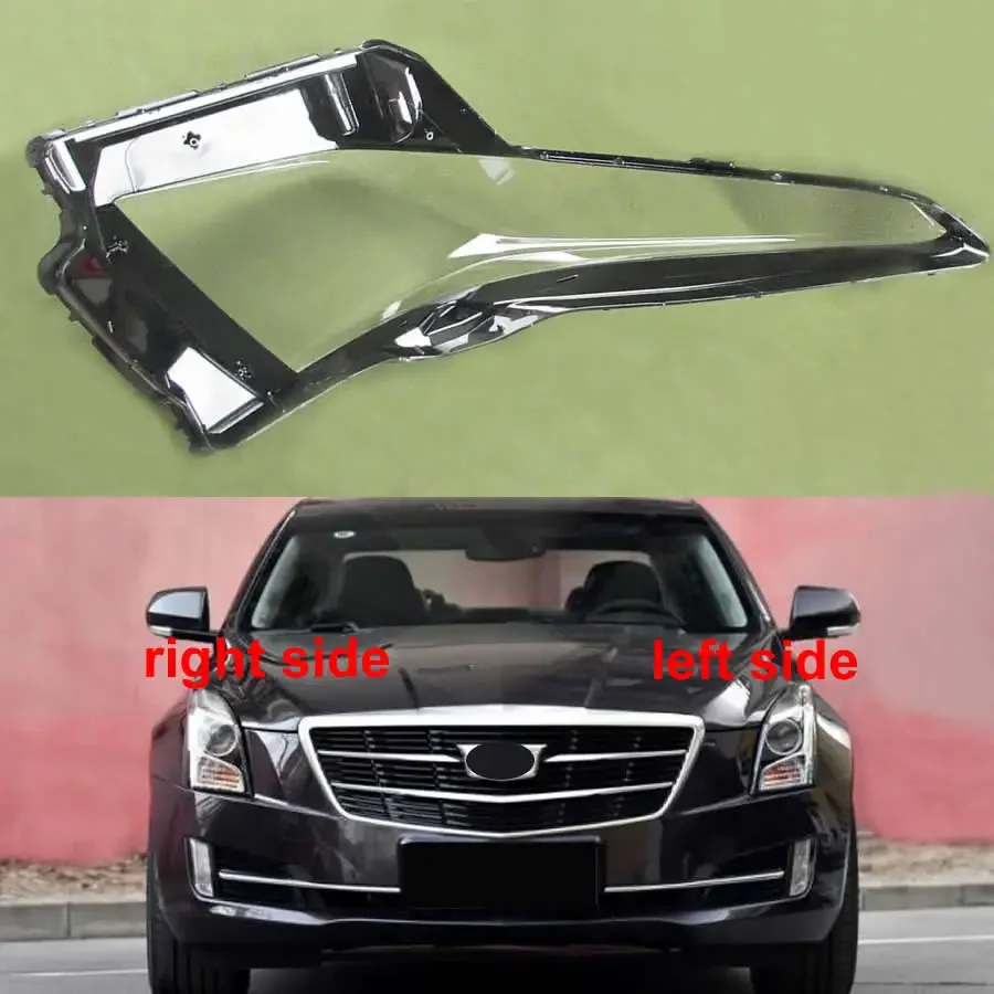 

For Cadillac ATS ATSL 2014 2015 2016 2017 Front Headlamp Transparent Cover Lamp Shade Headlight Shell Lampshade Lens Plexiglass