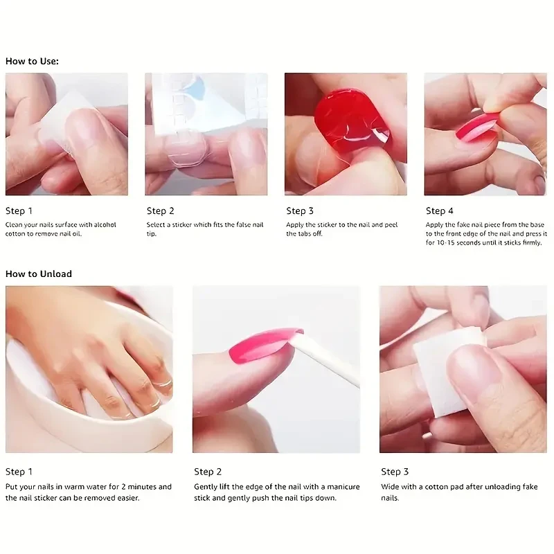Transforma tus uñas con 24 piezas de uñas postizas extra largas en forma de estilete, estilo francés moderno y clásico, color negro sólido, cobertura completa 6