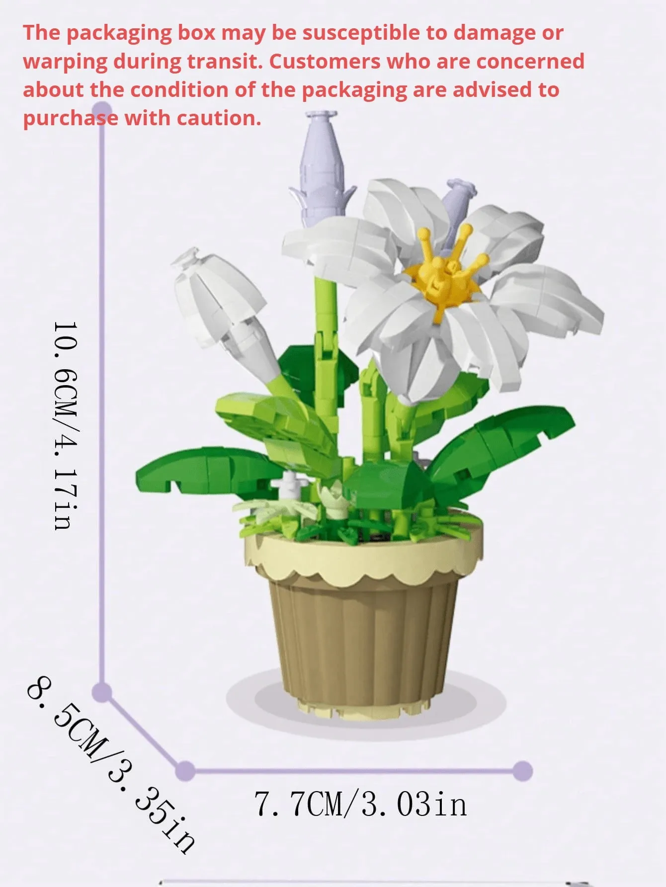 Ewige Blumenbausteine, freihändige Topfbausteine – romantische DIY-Heimdekoration und ewige Blumen, multifunktional