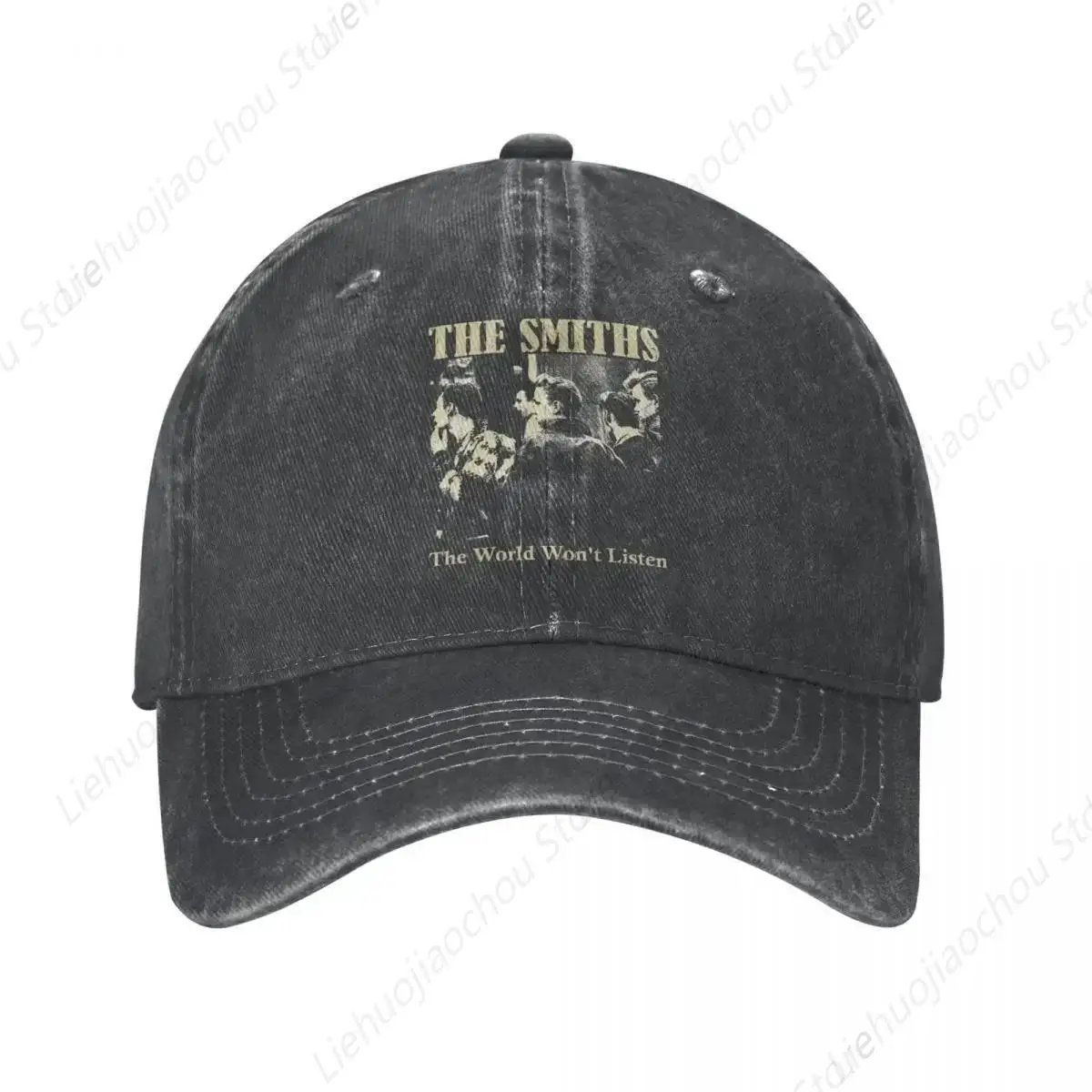 Vintage The Smiths Baseball Cap Unisex Distressed Deniimm Headwear 1980 Morrissey Outdoor All Seasons Travel Gift Hats Cap