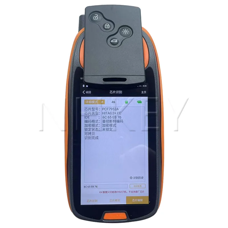 NHKEY Per Renault Megane Fluence Laguna Scenic Clio Captur Koleos 433 MHz ID46-PCF7952 Chiave A Distanza Senza Chiave Della Carta NSN19 Lama