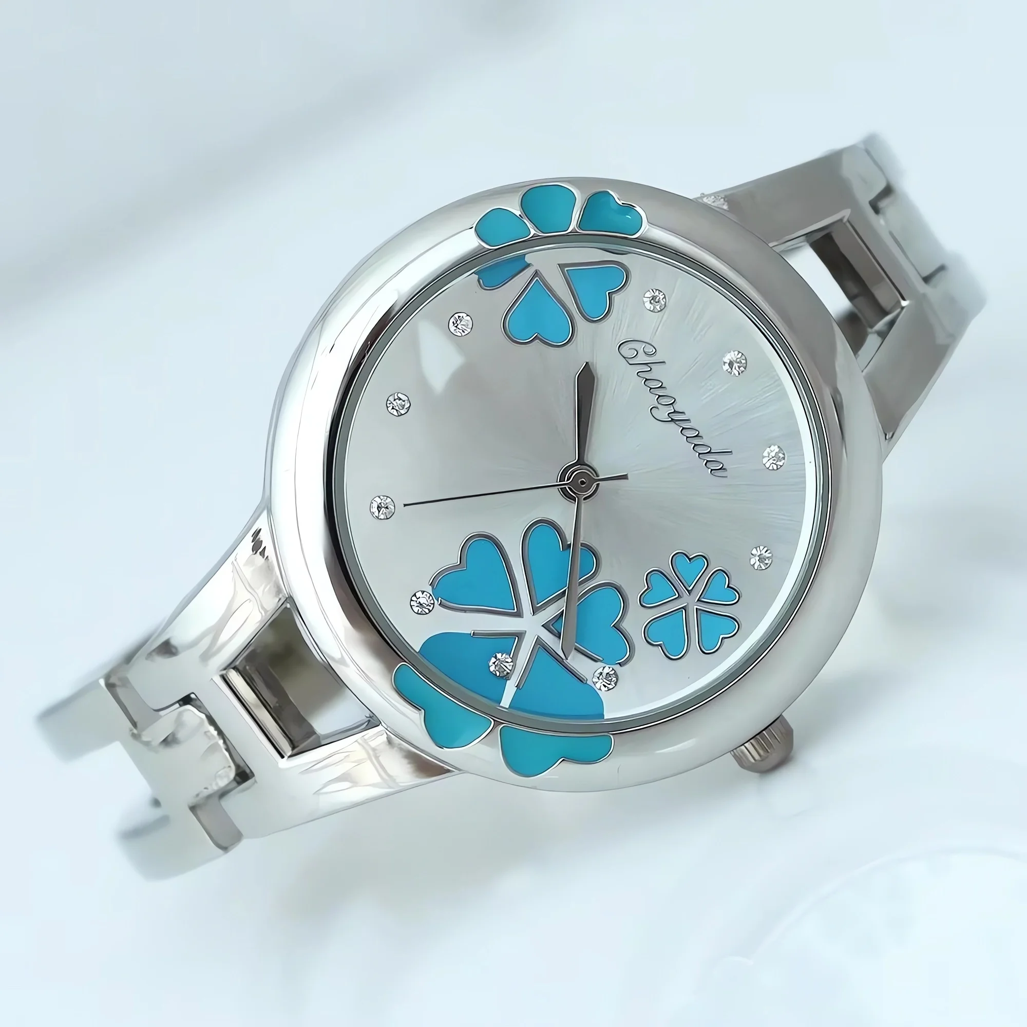 

Elegant Ladies Quartz Analog Watch Female Dress Wristwatch with Bracelet Design Gift Clock for Women