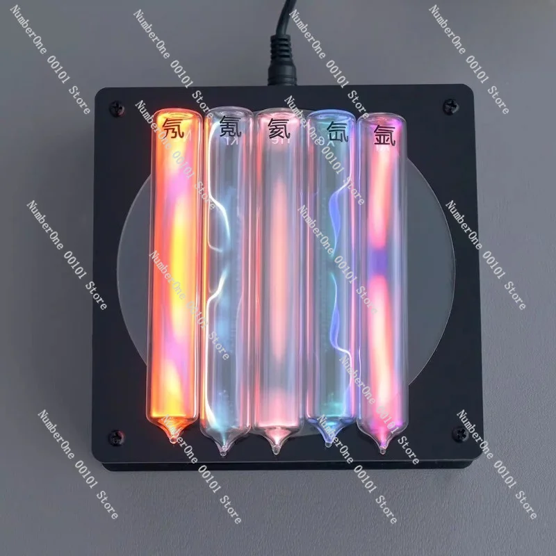 Inert gas exciter, glass-sealed plasma light-emitting tube, rare gas experimental accessories