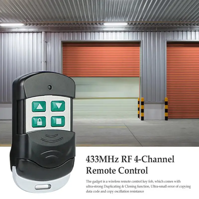 Remote Controller 4-Button A/B/C/D ASK Modulation System For Electric Garage Door Small Transmitter Key