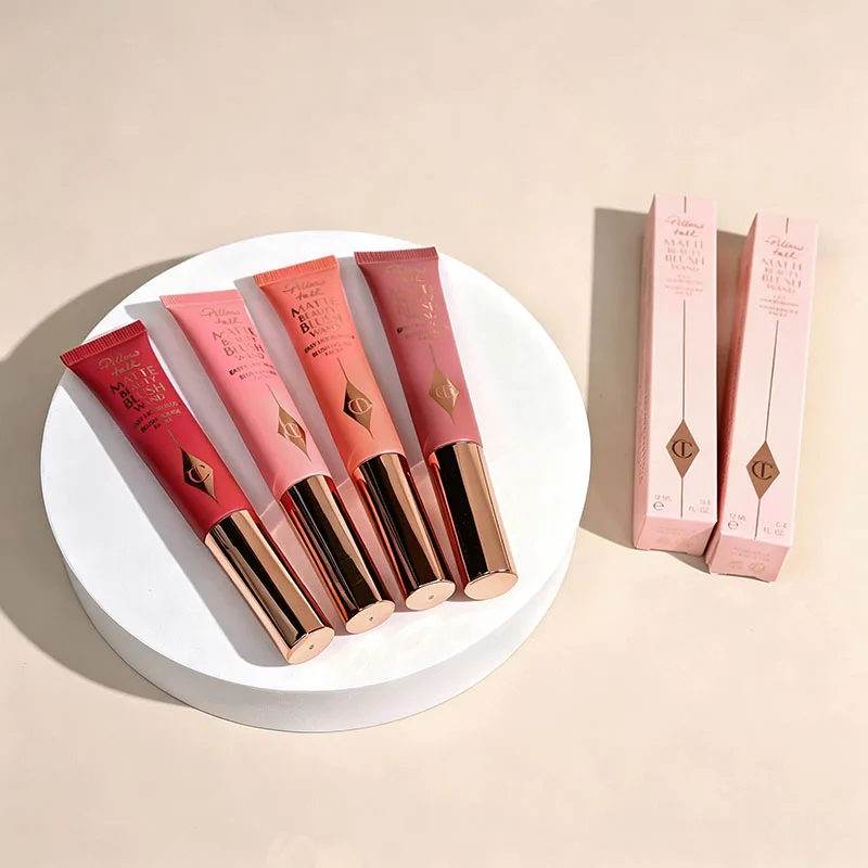 CT Liquid Powder Blusher Air Cushion Pen Liquid Rouge Makeup and Two-color Heart Blush Lasting Beauty Makeup Natural Cosmetics