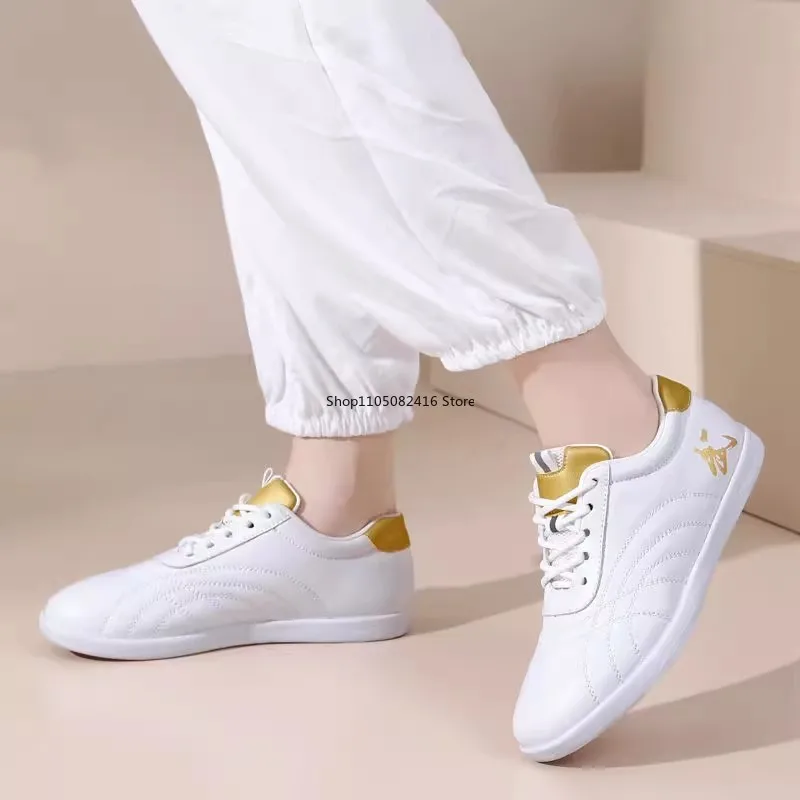 حذاء رياضي برباط للجنسين لمدربي فنون الدفاع عن النفس متعدد الاستخدامات ومريح لمدربي تاي تشي فنون الدفاع عن النفس أحذية الكونغ فو