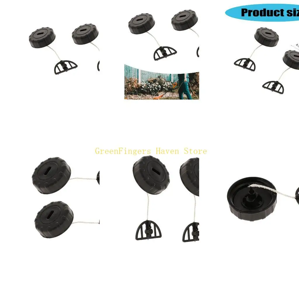 

F68D Black Color Set Of 2 Chainsaw Fuels Tanks Caps Cover Suitable For MS180 MS170 MS018 MS017 Spare Parts Plastic Designing