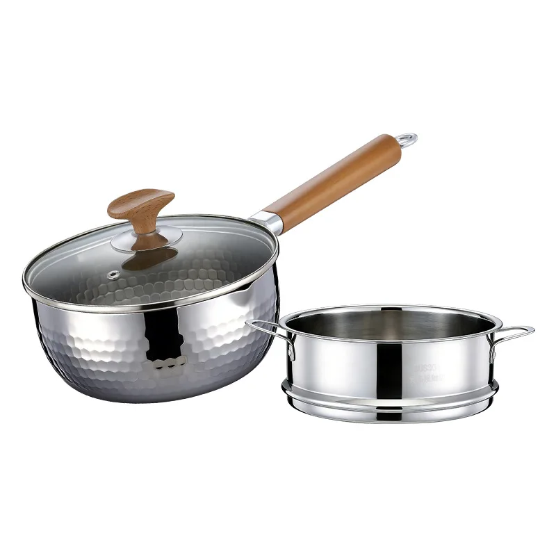 

DSA pure titanium Köping uncoated thickened small milk pot one person food instant noodle pot complementary food pot with lid
