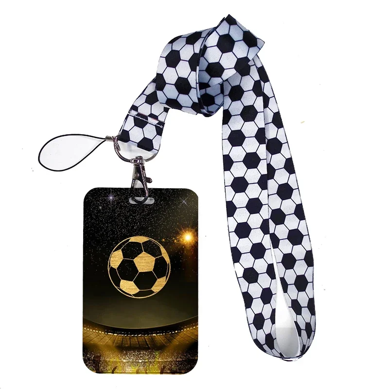Football Series id card pass hang accessories holder keychain lanyard pass card holder