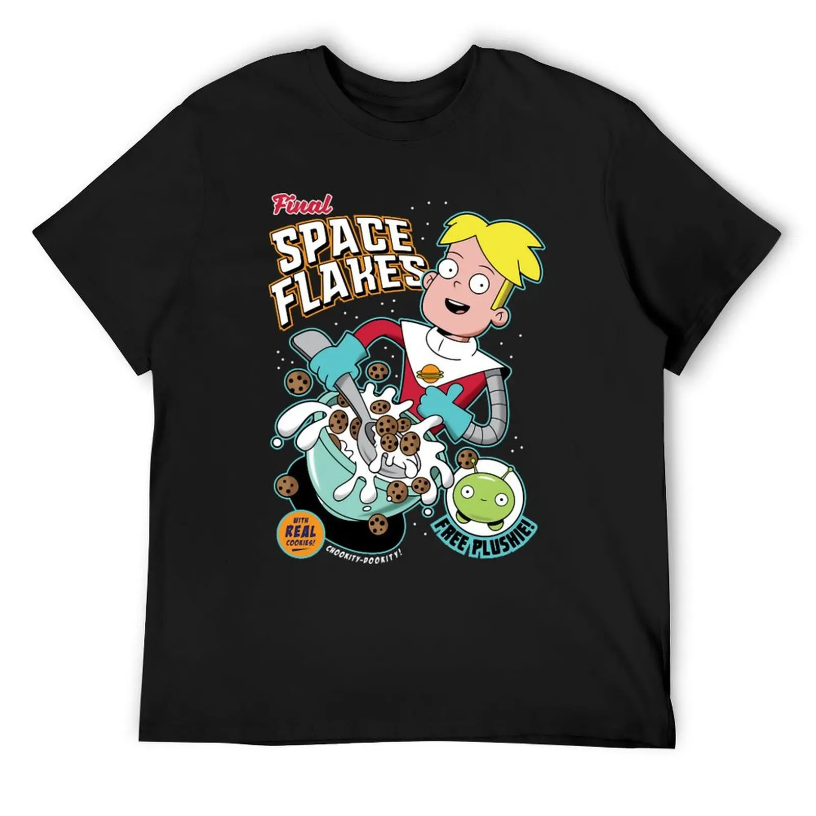 

Final Tv Space Flakes T-Shirt designer shirts heavyweights tshirts personalised Personalized t-shirt men graphic t shirts