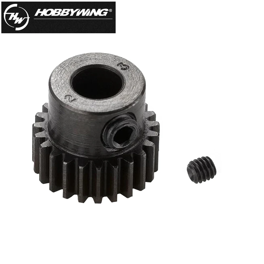 Hobbywing 48P 23T/21T/25T 5mm Shaft Steel Pinion Gear For RC Hobby Motor Gear 1/10th SCT/Truck/Monster