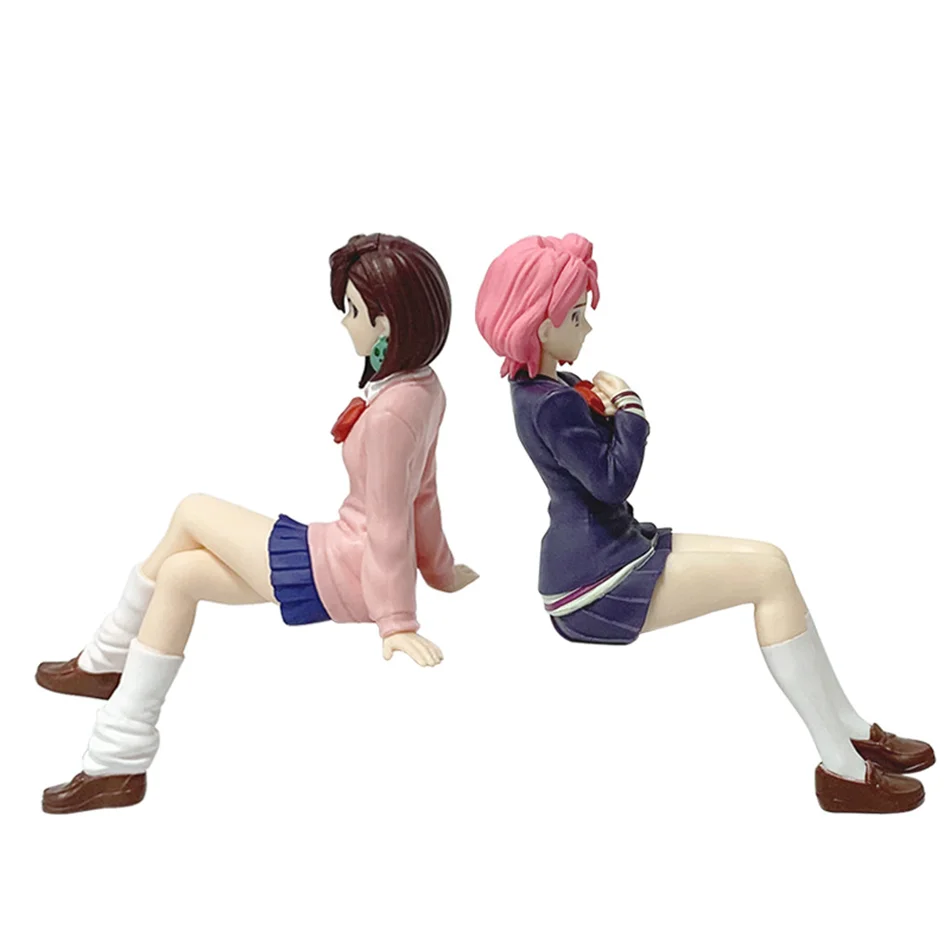 새로운 애니메이션 단다단 아야세 모모 시라토리 에이라 앉은 자세 S.H.Figuarts 변형 조립 PVC 모델 장난감 액션 피규어 선물