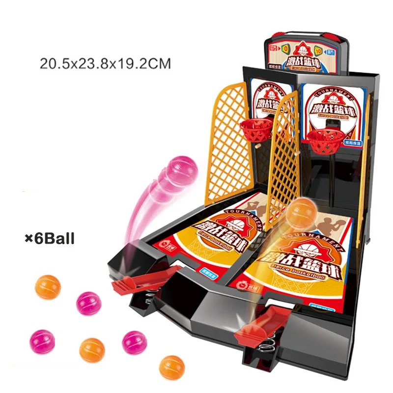 Children Desktop Fingertip Slingshot Basketball Machine Multiplayer Interactive Tabletop Shooting Machine Party Birthday Gifts