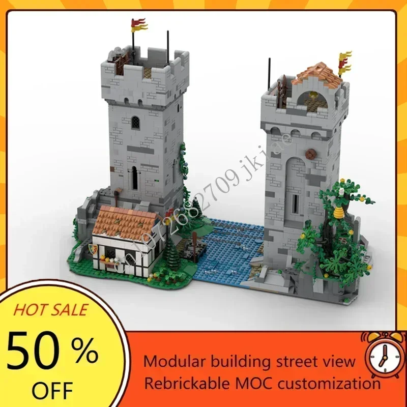 3395PCS Chain Towers Modular MOC Creative Street View Custom Puzzle Architecture Educational Assembly Model Toy Gift