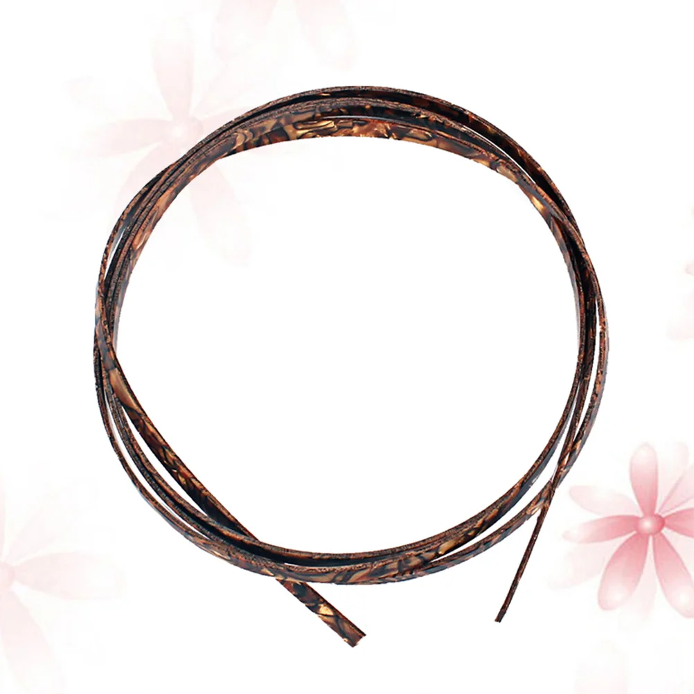 

Professional Guitar Purfling Strip 5M Handicraft Finish Trim for Body Inlay Project Binding Strip Suitable for Ukulele Mandolin