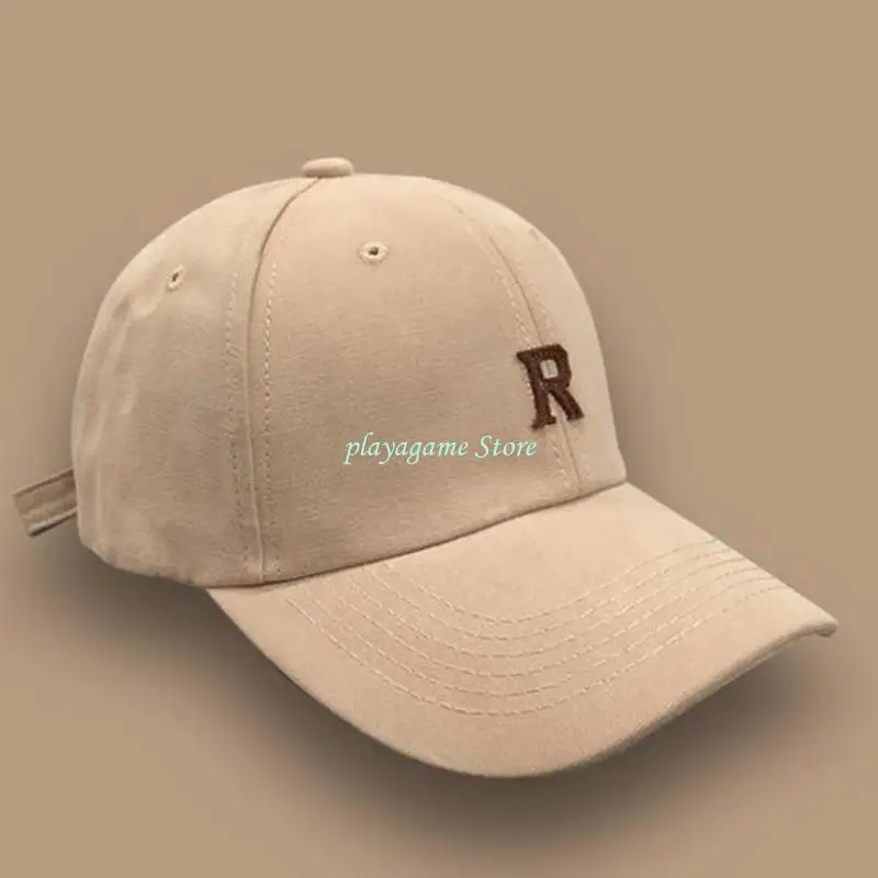 Y88A قبعات البيسبول حرف واحد نمط موضة أبي قبعة القطن أقنعة الشمس قبعة للنساء ذيل حصان إكسسوار يومي 7 اللون