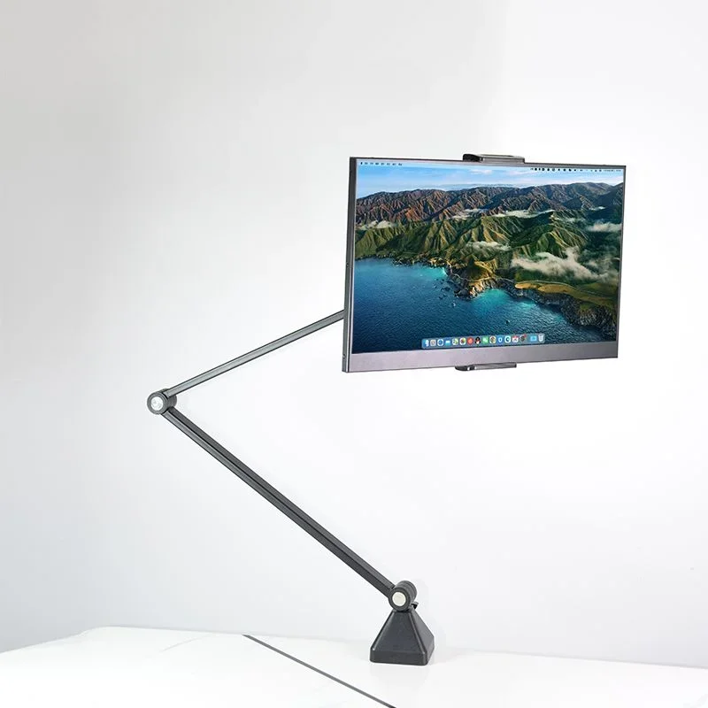 

Portable Monitor Stand 13 13.3 14 15.6 Inch Display Desktop Holder Metal Adjustable Riser