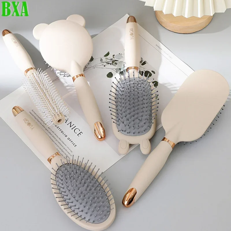 

Cute Air Cushion Comb Tangled Hair Comb Brush Massage Anti-knot Reduce Hair Loss Detangling Brush Scalp Massage Comb Barber Tool