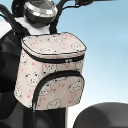 Polyester Large Capacity Storage Hanging Bag Electric Scooter Front Hanging Bag Bicycle and Electric Bike Universal Storage Bag