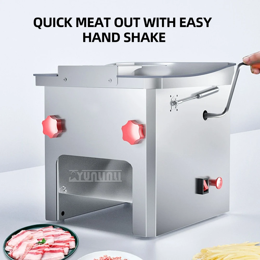 Cortadora De carne fresca eléctrica, cortador De carne De acero inoxidable, Cocina De escritorio, Electrodomestico Molinillo De Carne