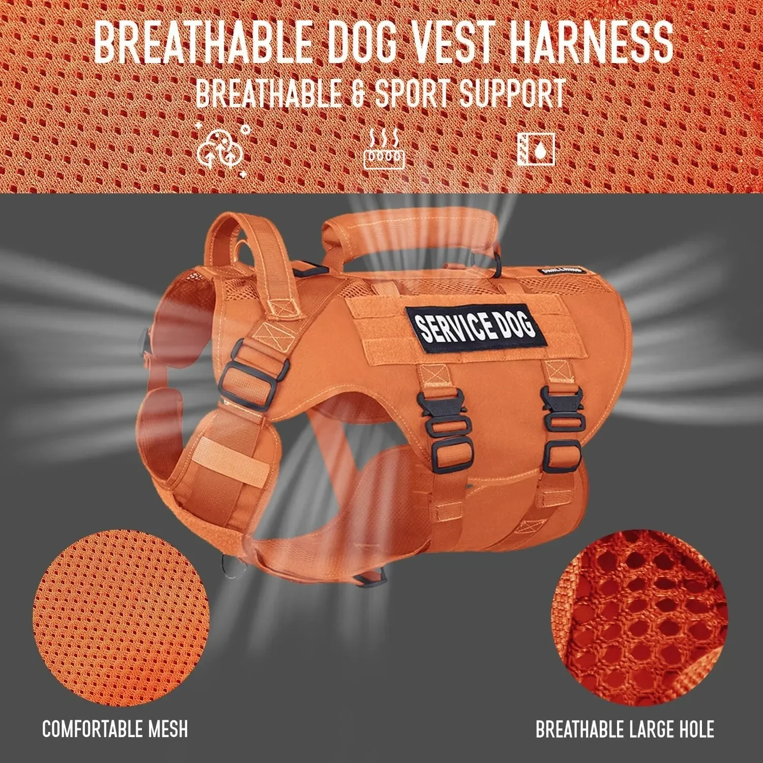 Duldog-Sangle de poitrine pour chien, laisse de type gilet, sangle de marche pour chien, moyen et grand, k9