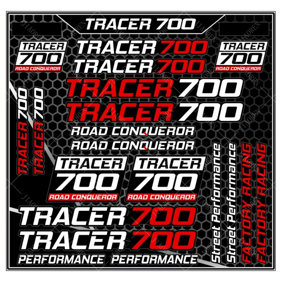 For YAMAHA TRACER700 Sticker Decal TRACER 700 Logo Kit