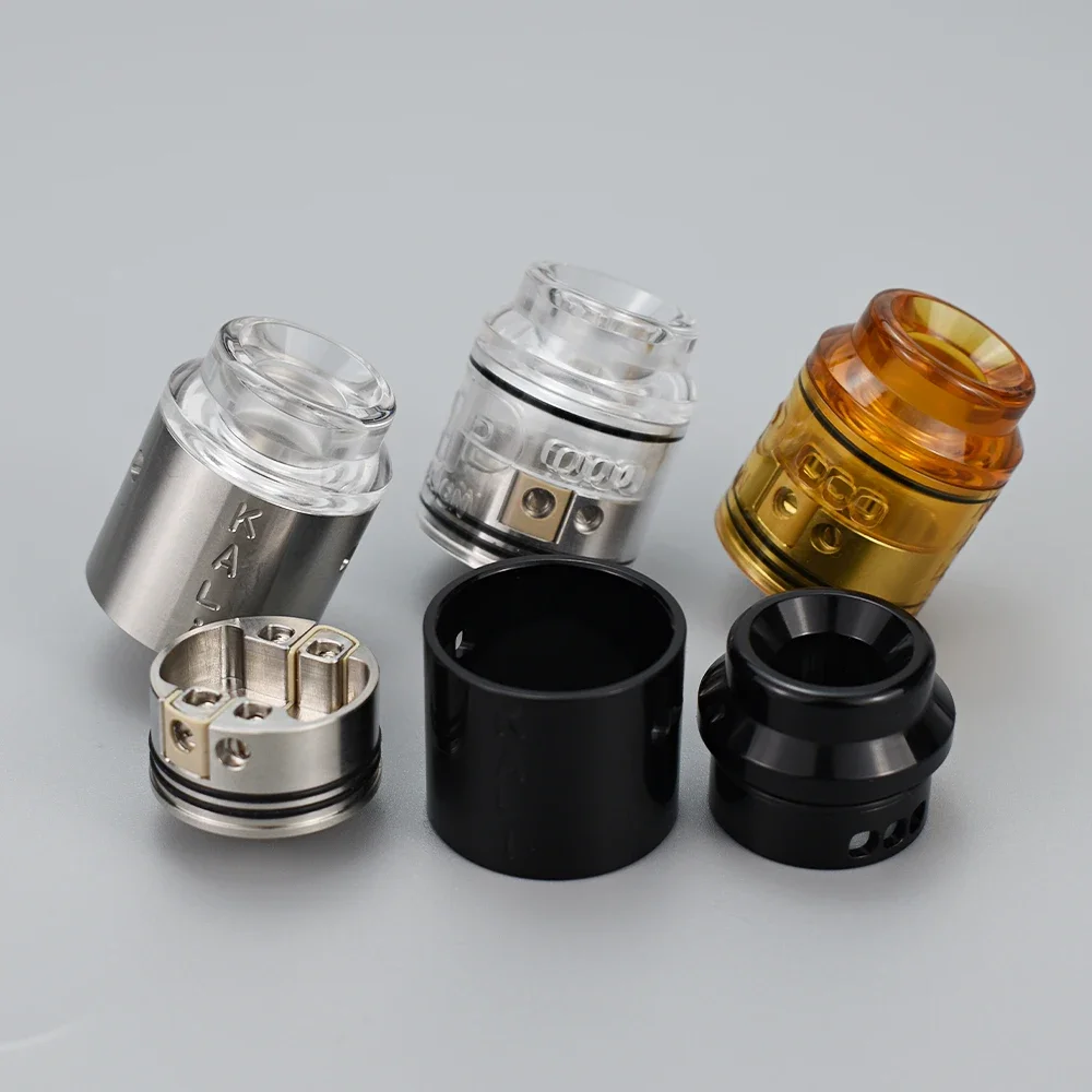 Wolfcoolvape QP Kali V2 RDA 25mm Atomizer with BF Squonk Pin for 510 Thread Mods Rebuildable Vape Tank Dripper E-Cigarette