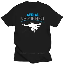 New arrived black short sleeve brand men cotton top Summer Fashion Aerial Drone Pilot Shirt | Cool Tech Geek T-Shirt Tee T Shirt