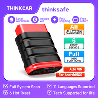 Thinkcar Thinksafe OBD2 Blue-tooth Scanner Code Reader Car All System Scan 6 Reset OBD 2 Auto Diagnostic Tools PK Thinkdiag