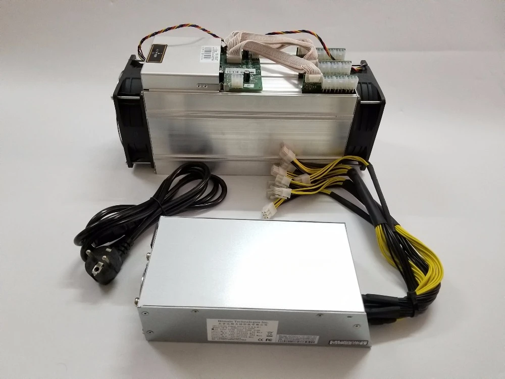 Used AntMiner S9 14TWith BITMAIN 1600W PSU BTC BCH Miner Better Than WhatsMiner M3 M20S M30S S9k S11 S15 T9+ Avalon