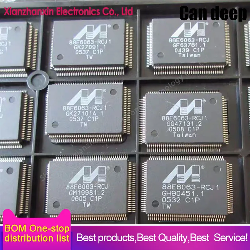 

1 шт./лот 88E6063-C1-RCJ1C000 QFP128 88E6063-RCJ1 88E6063 Ethernet-чип