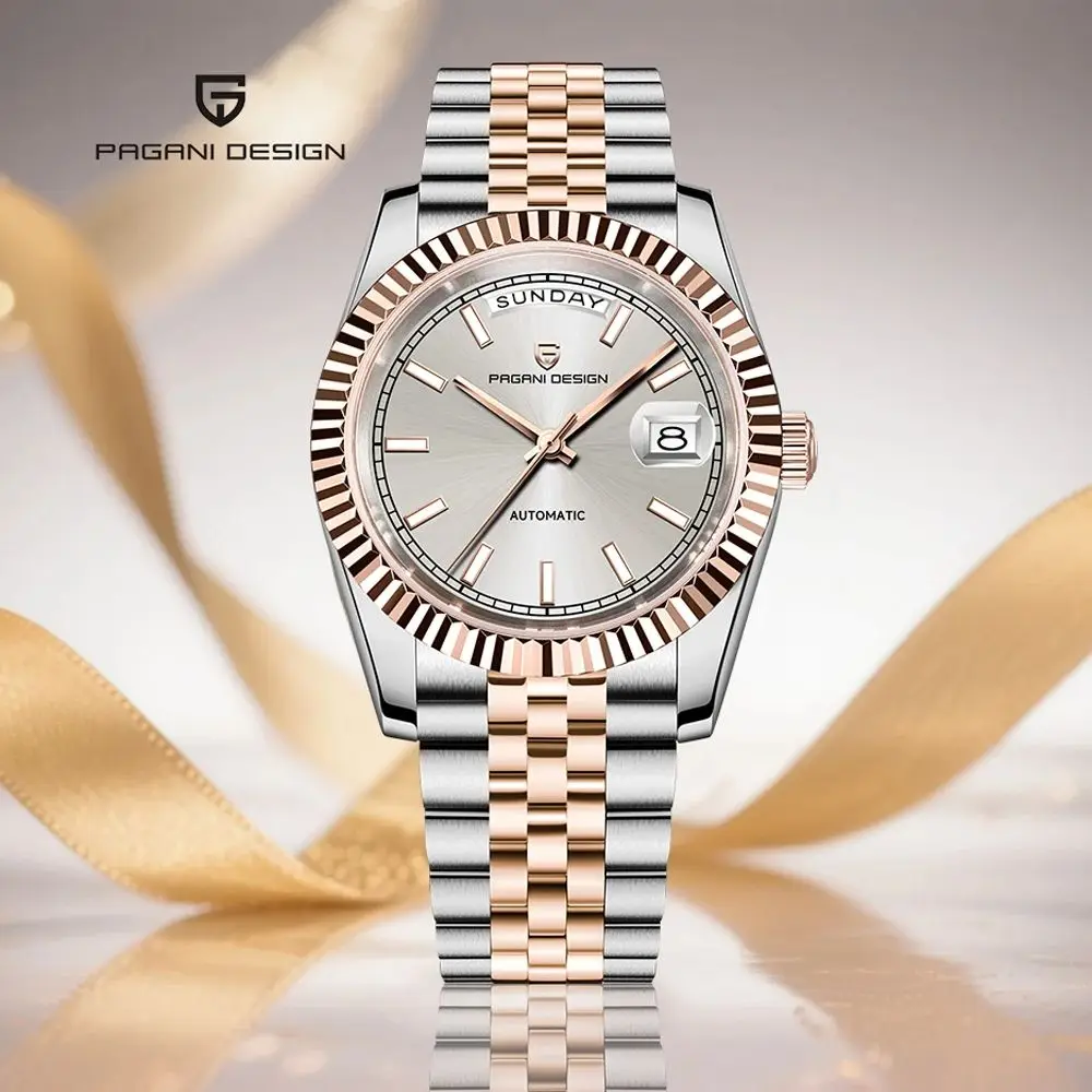 2026 New PAGANI DESIGN Men's Watches Enamel Dial DD36 Automatic Watch Men Stainless steel Waterproof Mechanical Wristwatch Men