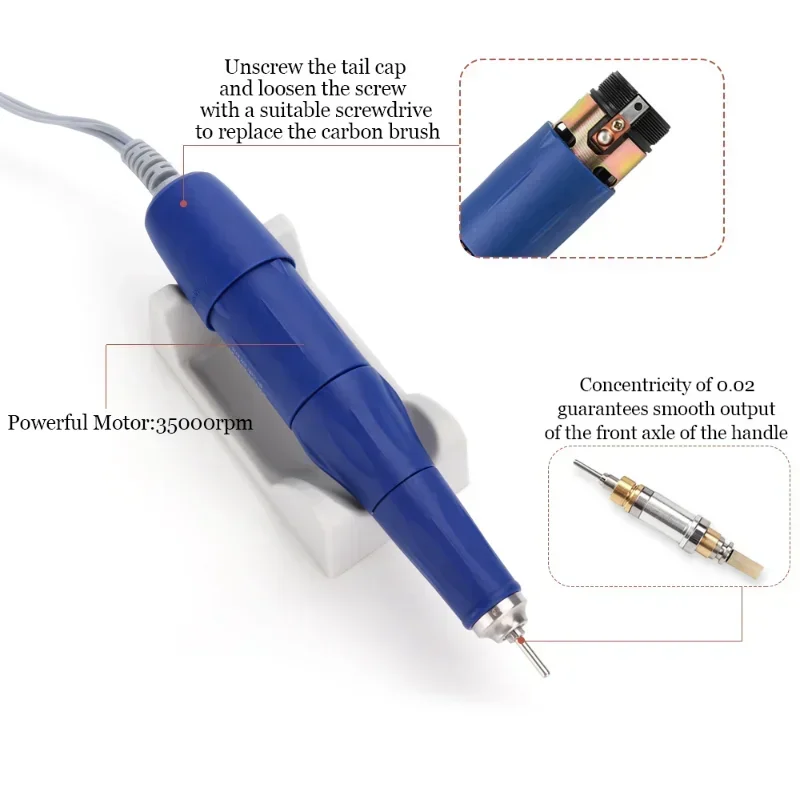 

Best-selling 210 electric nail drill 65w 30000 milling machine for manicure pedicure nail drill apparatus for manicure machine