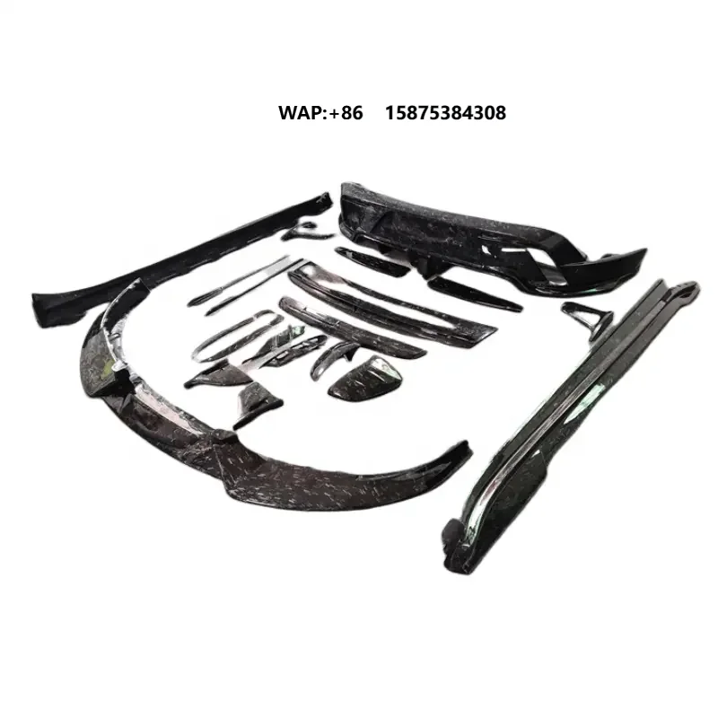 High Quality Carbon Body Kit MSY Style Body Kit for Taycan With Front Bumper Side Skirt Rear  Bumper