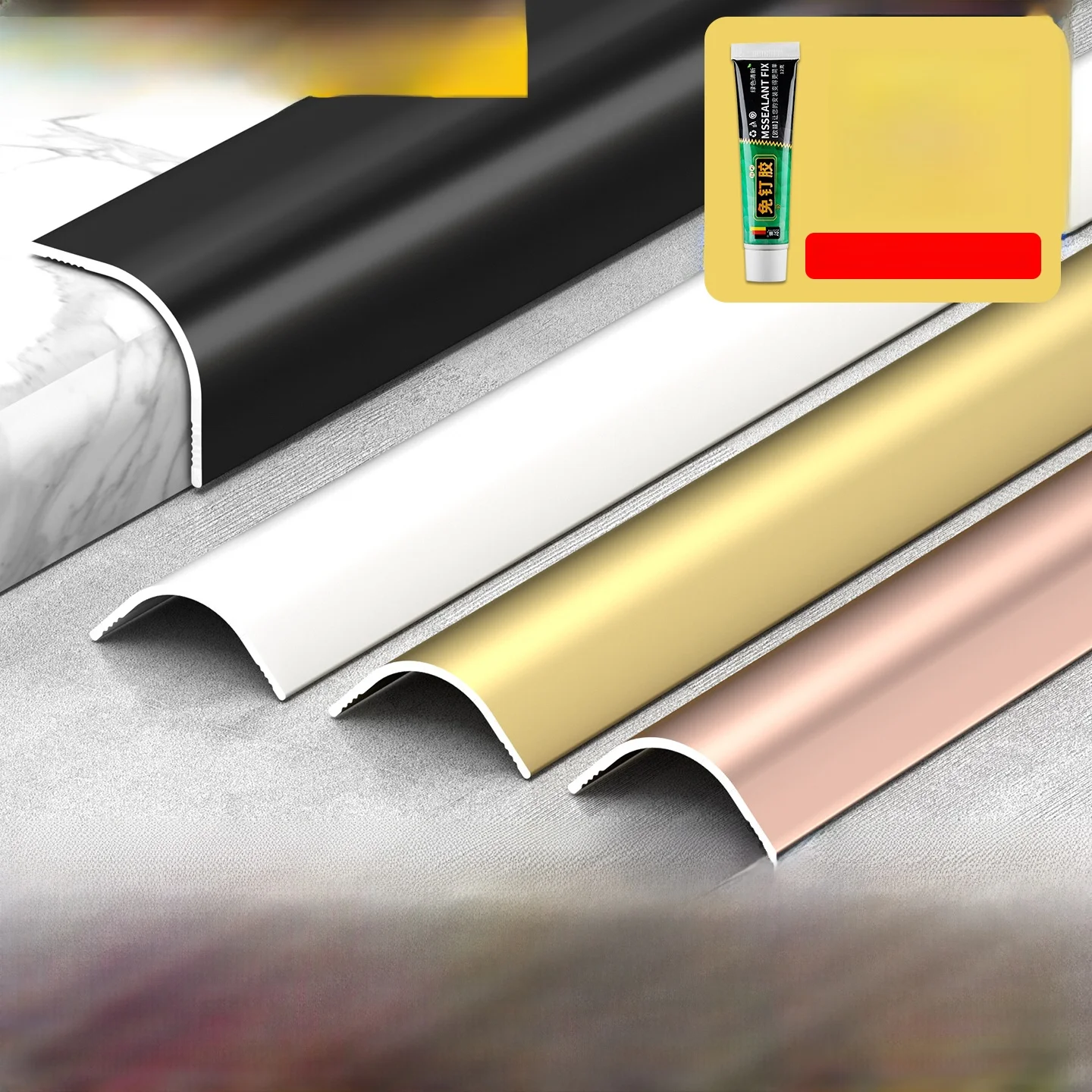 

Aluminum Alloy Tile Trimming Angle Protection Strip Anti-Colion Corner Guard for Wall Tile Installation Se