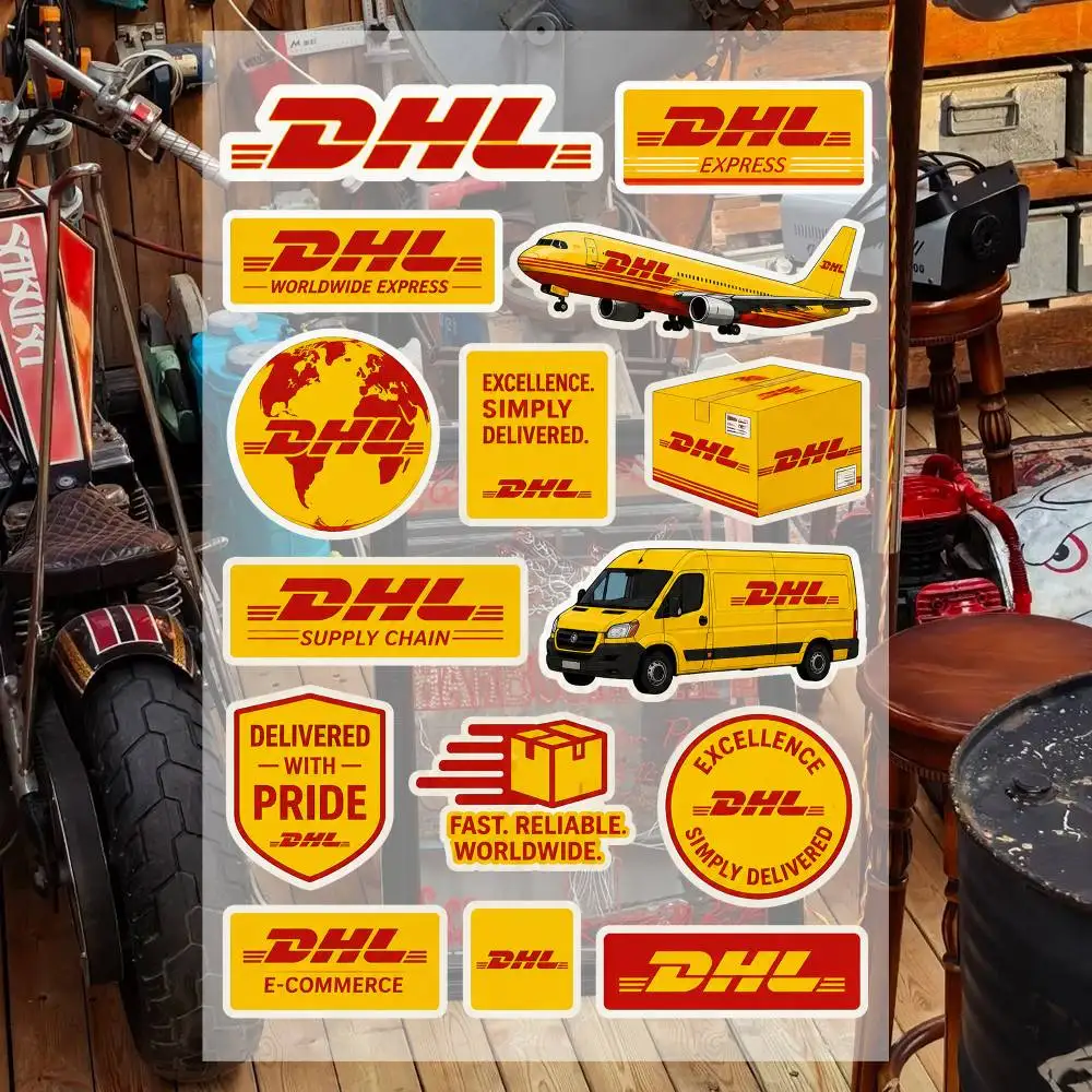 DHL Waterproof Vinyl Stickers for Car Motorcycle Bike Skateboard Laptop Bottle Phone