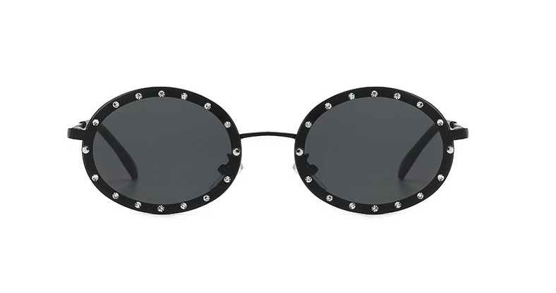 46127 Luxus-Sonnenbrille mit Diamantrahmen, Damenmode, kleine Größe, ovaler Sonnenschutz, Vintage-Schutz, UV400 – Detail 7