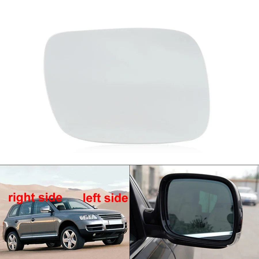 

For Volkswagen VW Touareg 2003 2004 2005 2006 2007 Car Rearview Mirror Reflective Glass Lens with Heating 7L6857522F 7L6857521A